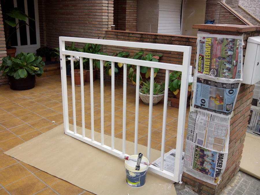 Hierros de la entrada del garage