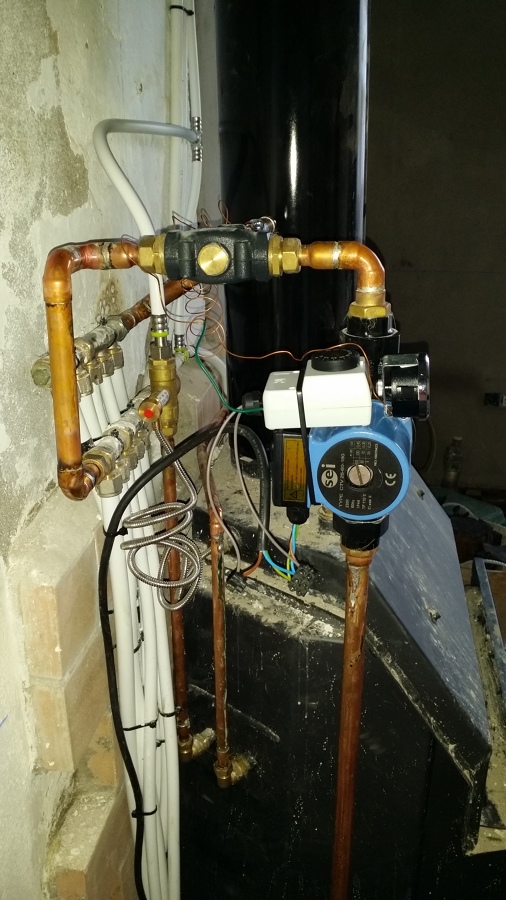 Hogar de leña para radiadores