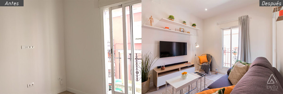 Home staging apartamento alquiler turístico, Puerta del Angel 2, Madrid