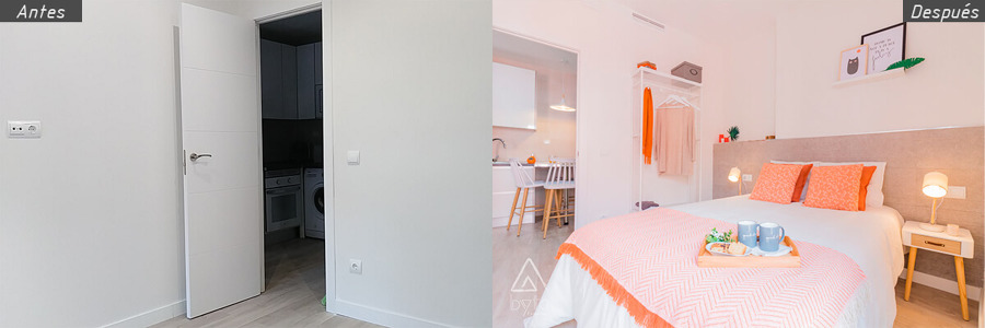 Home staging apartamento alquiler turístico, Puerta del Angel 2, Madrid