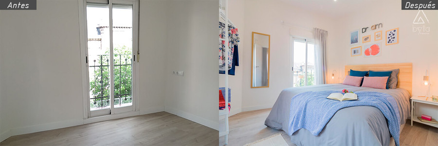 Home staging apartamento alquiler turístico, Puerta del Angel 2, Madrid