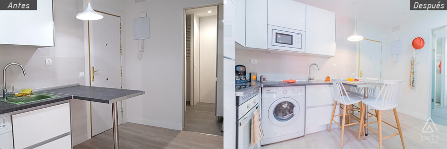Home staging apartamento alquiler turístico, Puerta del Angel 2, Madrid