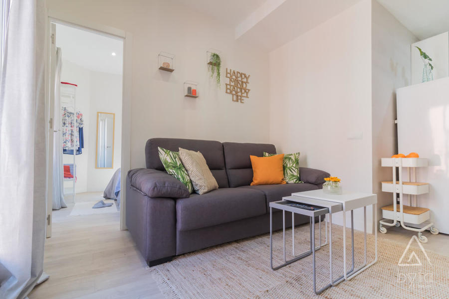 Home staging apartamento alquiler turístico, Puerta del Angel 2, Madrid