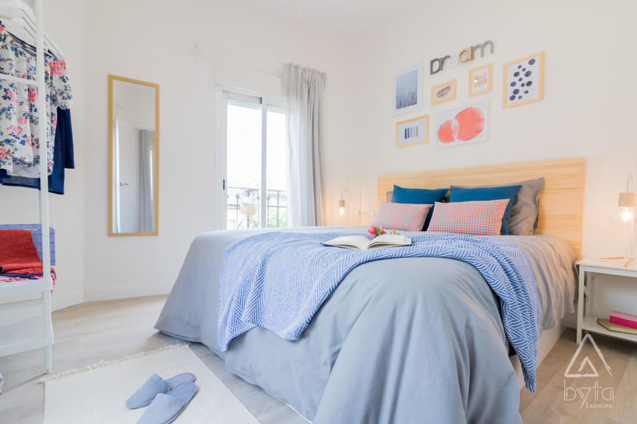 Home staging apartamento alquiler turístico, Puerta del Angel 2, Madrid