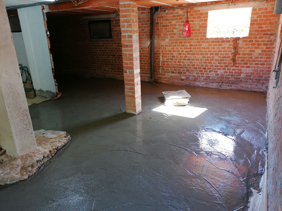 Hormigónado de suelos