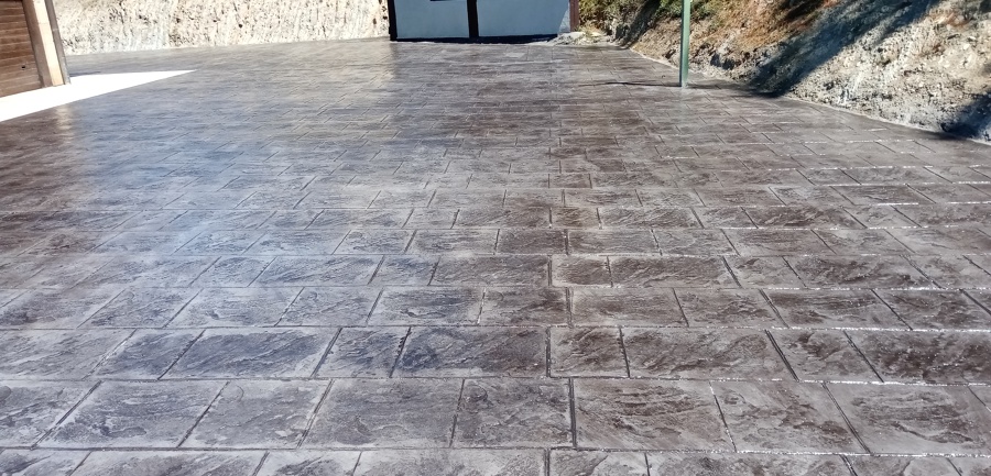 Hormigón impreso.