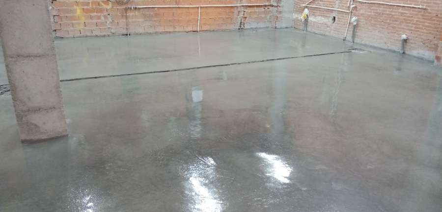 Hormigón pulido.