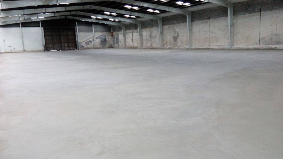 Hormigón semipulido.