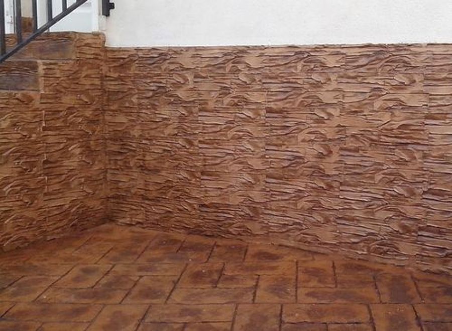 Hormigón vertical e impreso