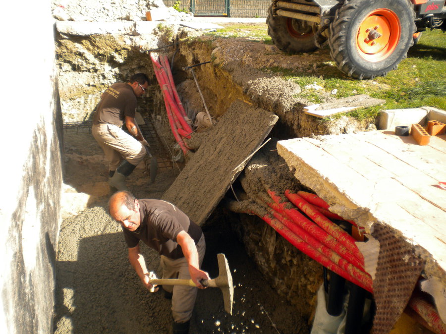 HORMIGONADO CASETA ASEO