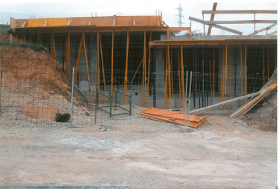 Hormigonado de la zona de garajes