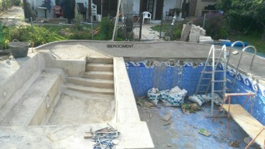 HORMIGONADO DE PISCINA
