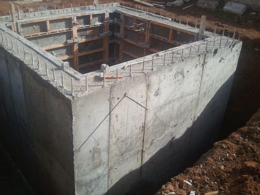 Hormigonado del depósito 