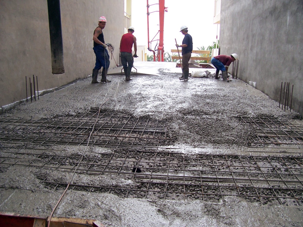 HORMIGONADO PLANTA TERCERA