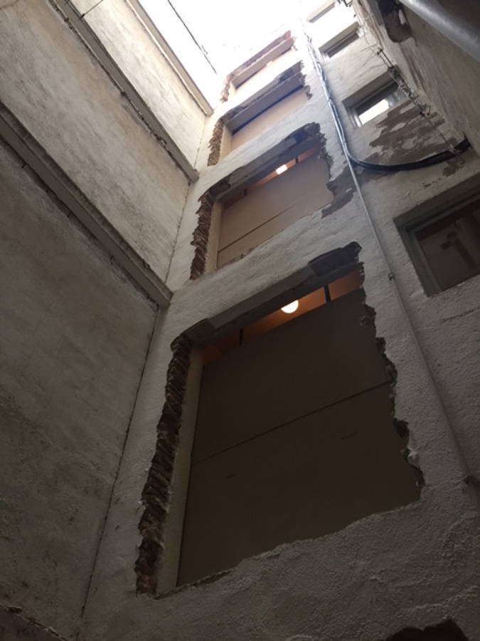 HUECO DEL PATIO DE LUCES