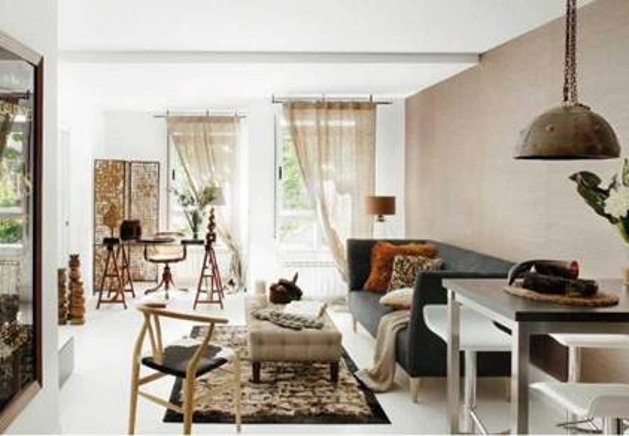 Idea para la distribución y decoración del salón