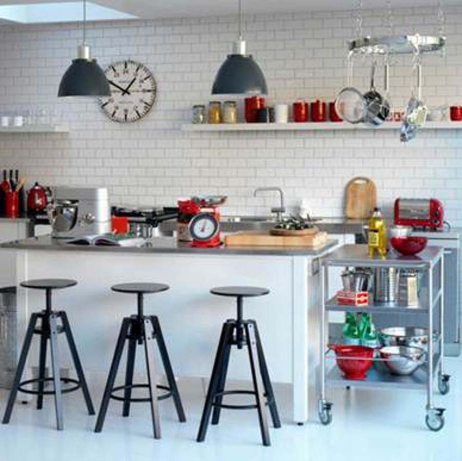 Idea que nos sirvió para la distribución y decoración de la cocina