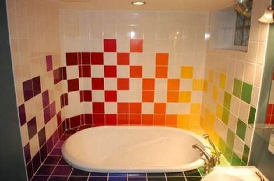 Idea que nos sirvió para la distribución y decoración del baño