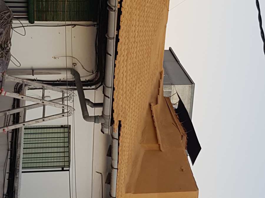 iimpermeabilizacion de cubierta con corcho proyectado