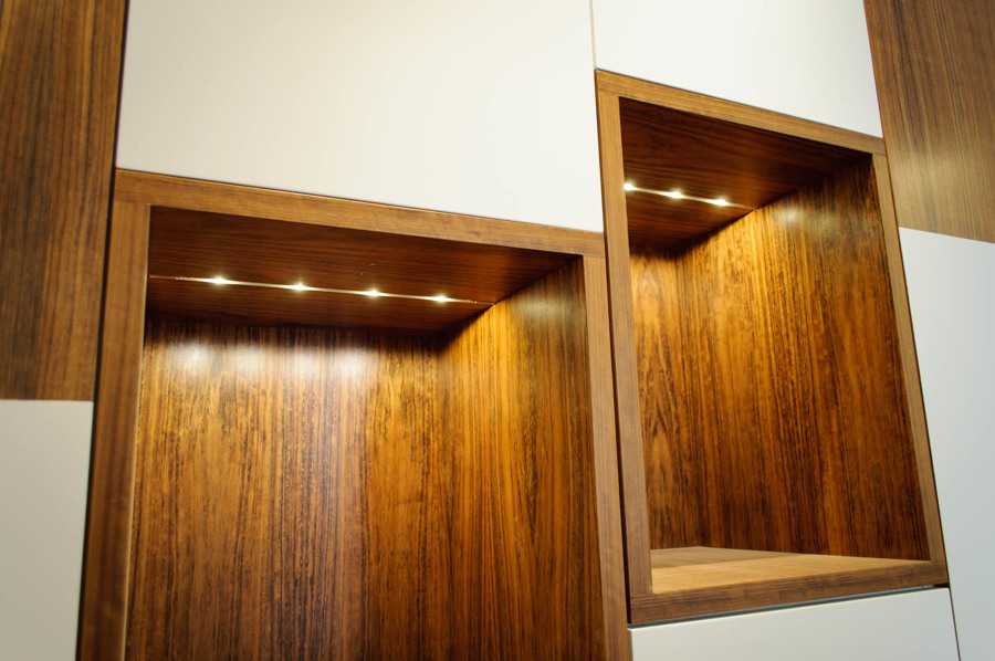 iluminación de armario