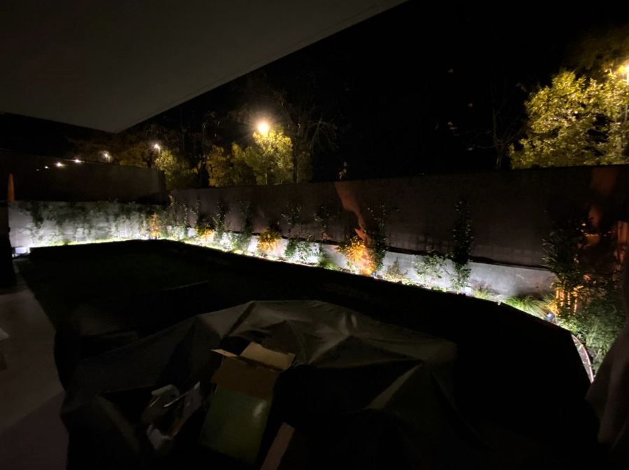 Iluminación de la jardinera