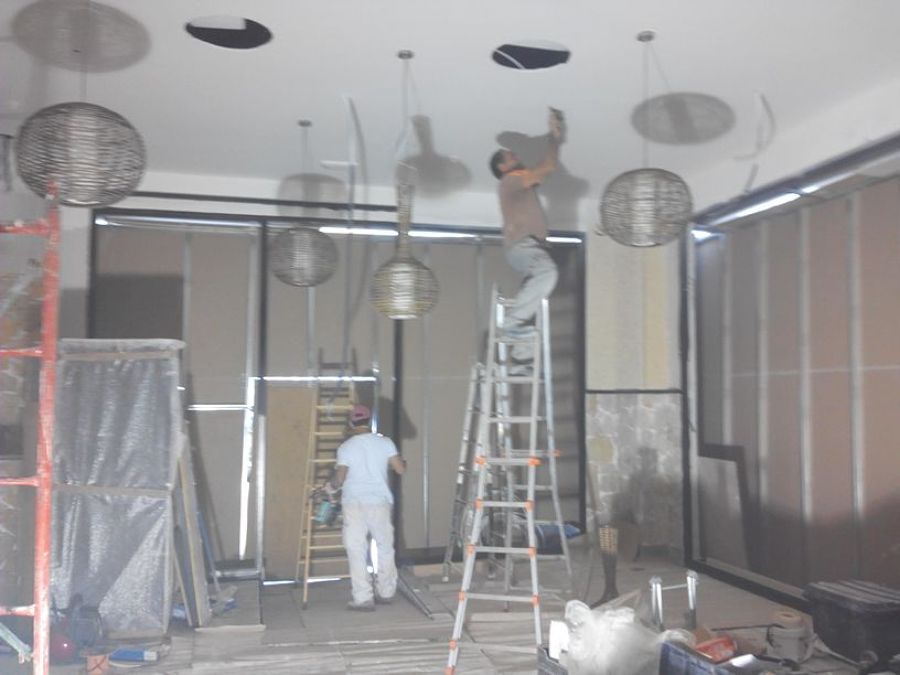 Iluminacion de restaurante