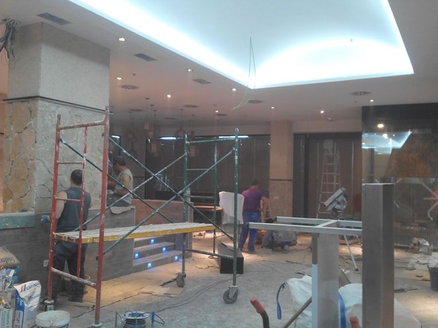 Iluminacion de restaurante