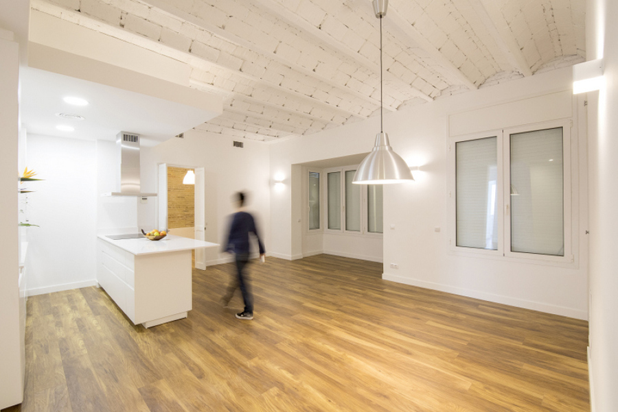 Iluminación interior.  Todas las persianas van domotizadas