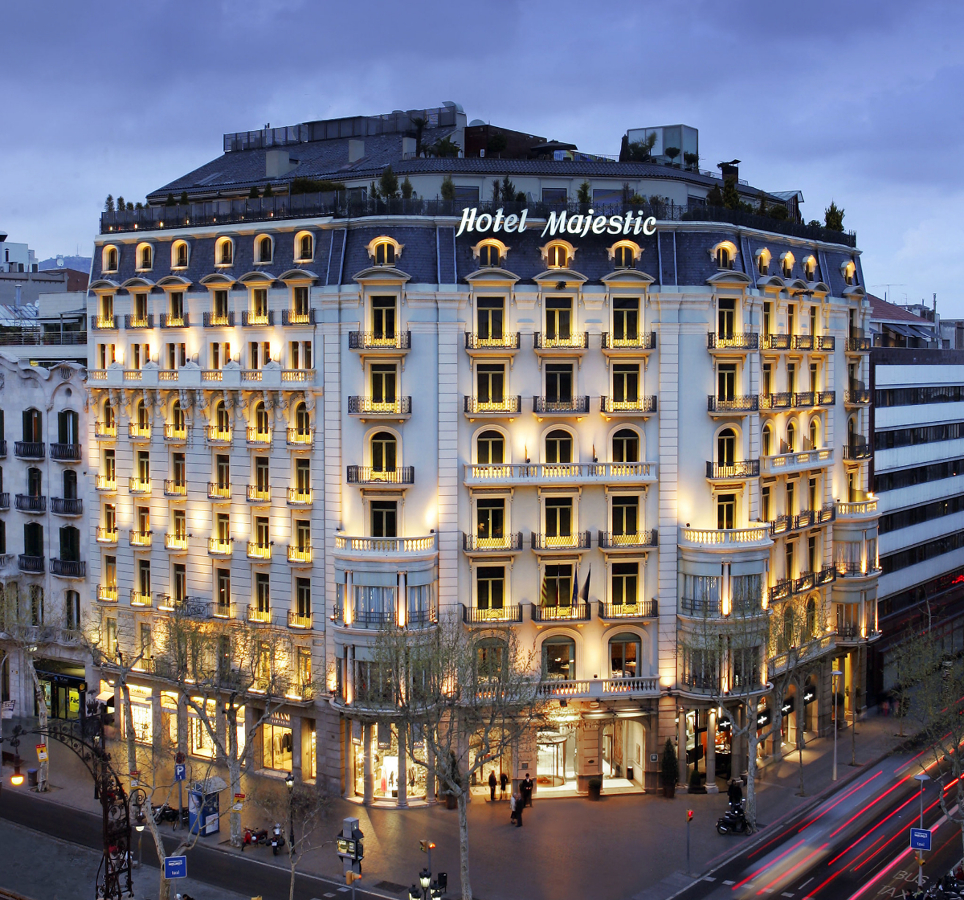 Iluminación LED en Hotel Majestic de Barcelona