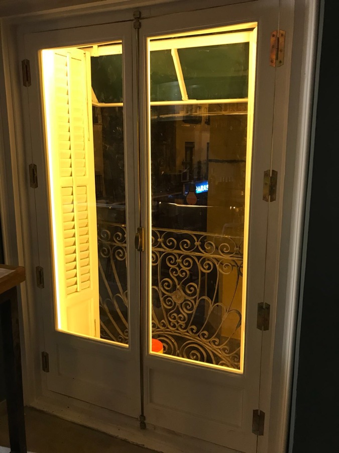 Iluminacion led en ventanas