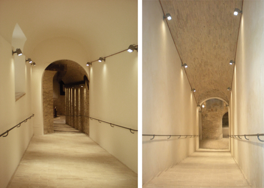 Iluminaciòn pasaje secreto