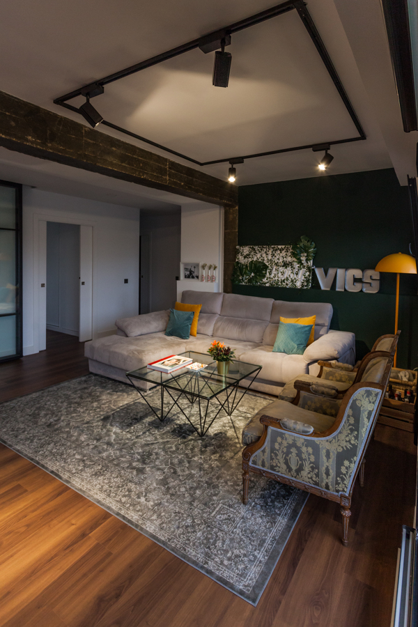 Iluminación salón noche