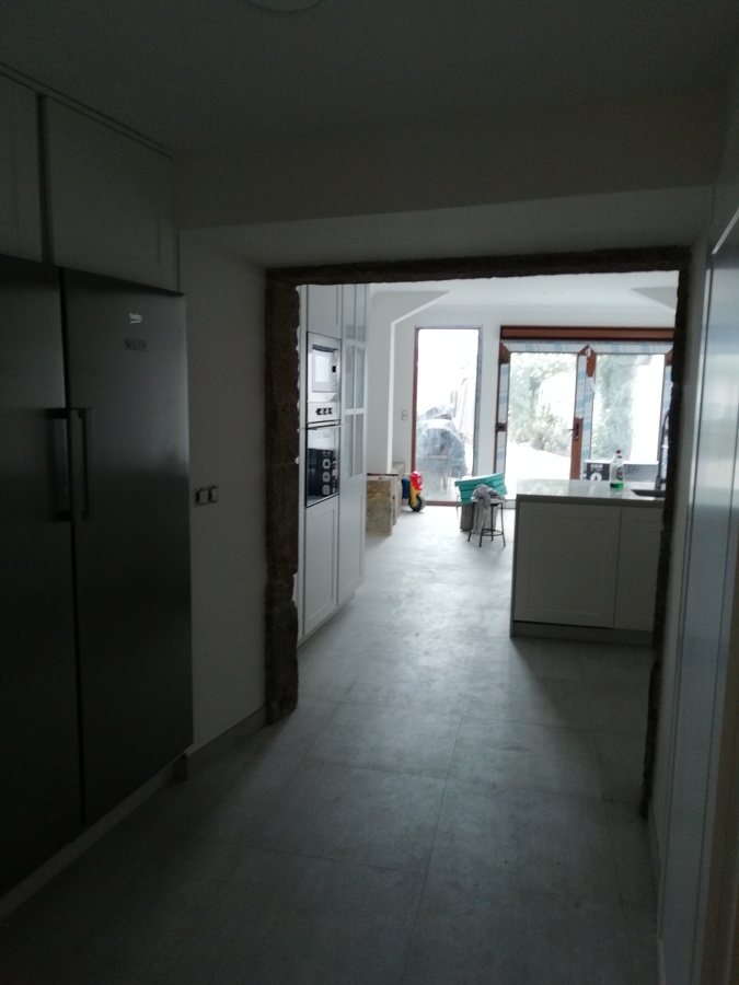 Imagen de la cocina antes de efectuar la limpieza