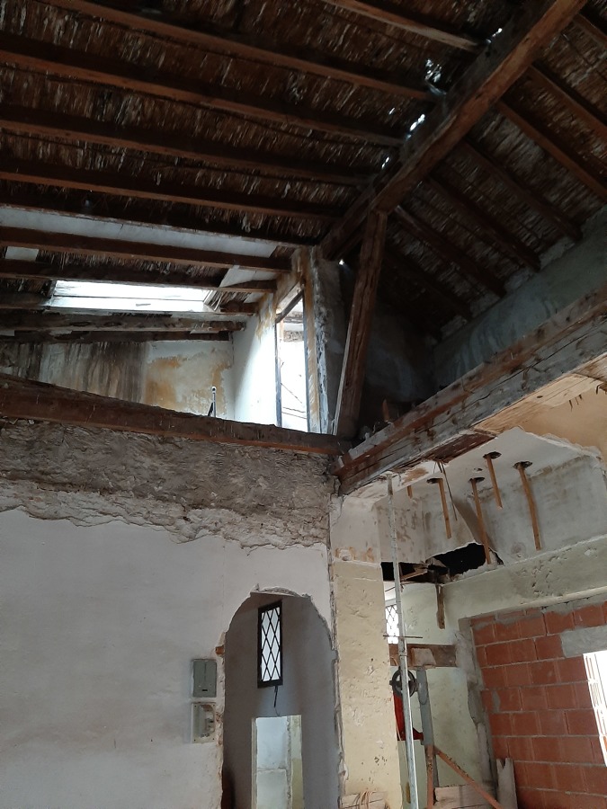 Imagen de parte del tejado