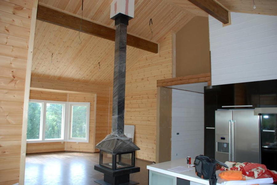 Imagen del salón - vivienda prefabricada