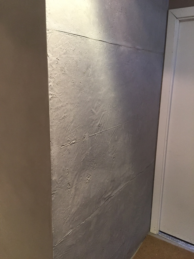 Imitación de hormigón con microcementos 