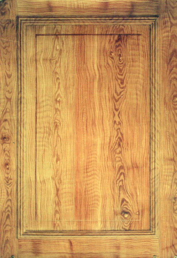 Imitación pintada de madera 