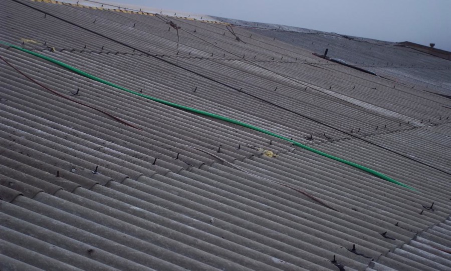 impermeabilizacion de cubierta con corcho proyectado