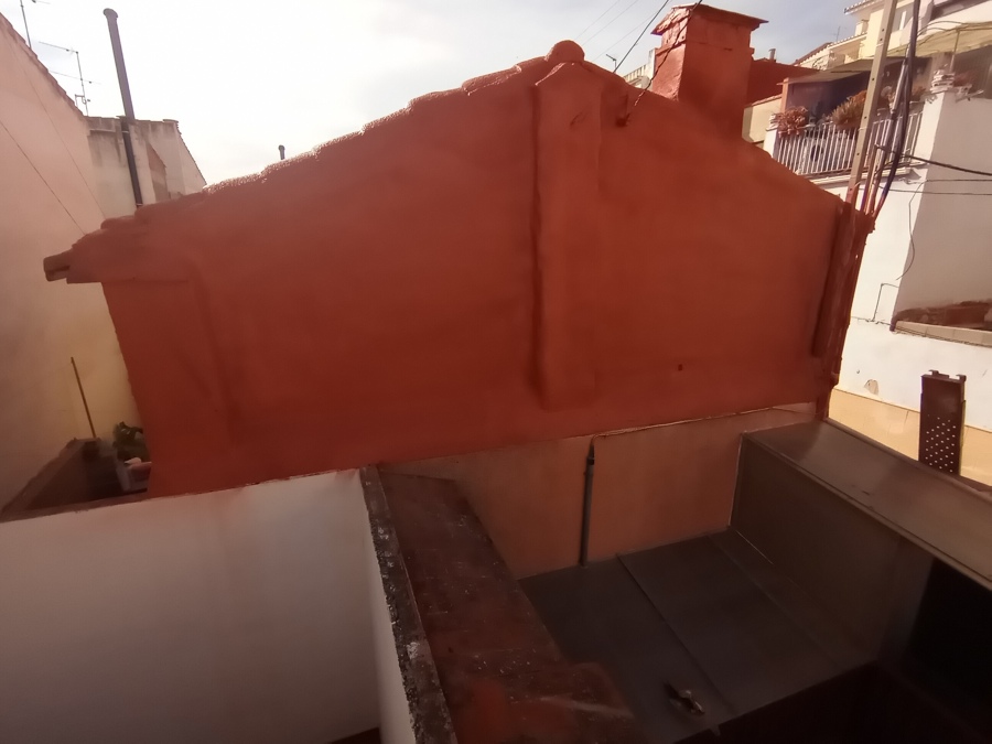 impermeabilización de espuma de poliuretano y poliurea