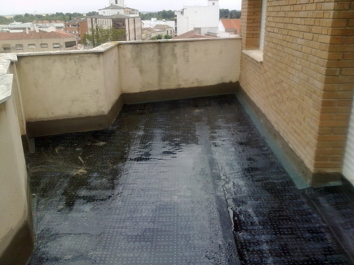 impermeabilizacion y reforma de terraza.