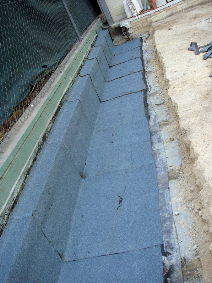 Impermeabilizacion zona del parque