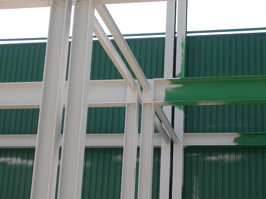 Imprimación ignífuga de los perfiles