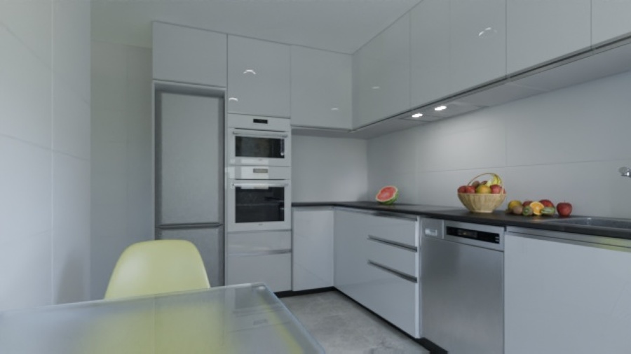 Infografia con meseta de Dekton Keyla