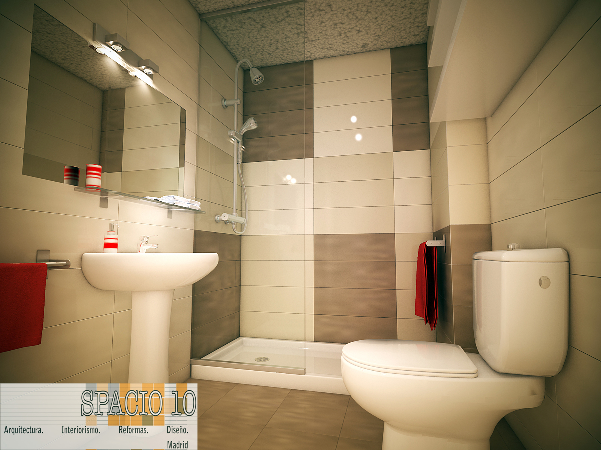 Infografía de el  baño