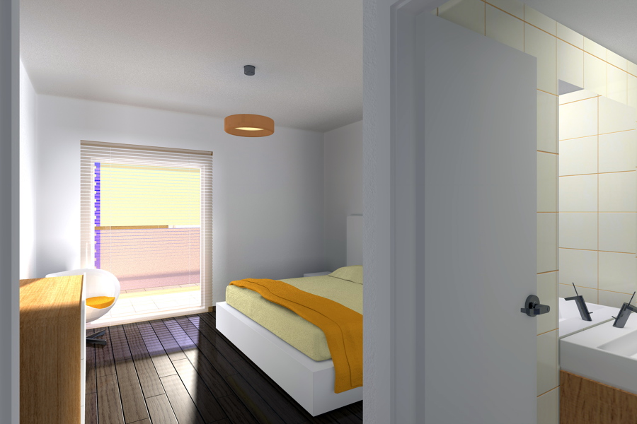 Infografía dormitorio