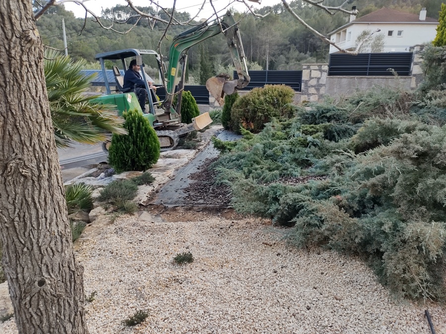 Inicio de excavación.