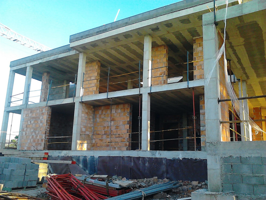 Inicio de las obras Febrero