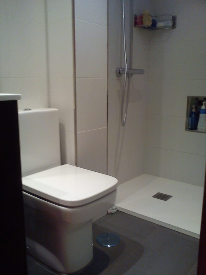 inodoro y plato de ducha