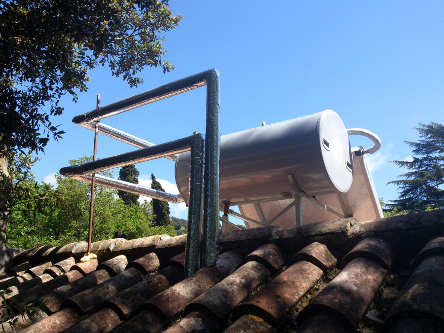 Instalación acabada vista posterior