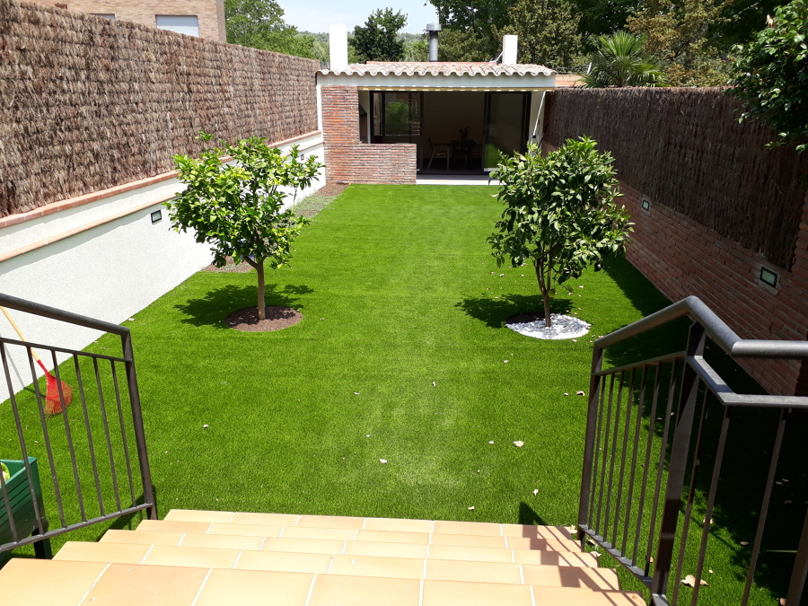 Instalación césped artificial